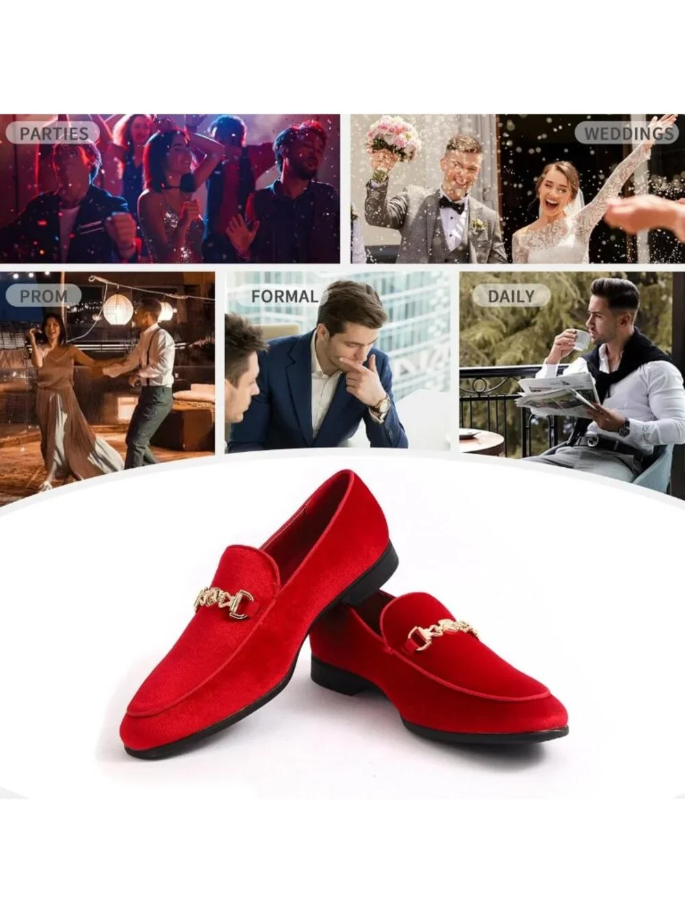 Stylish Velvet Slip-On Loafers for Men - Multiple Colors Available, Comfortable